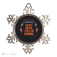 I Cant Hear You Im Gaming Funny Video Gamer Geek Ornament thumb 0
