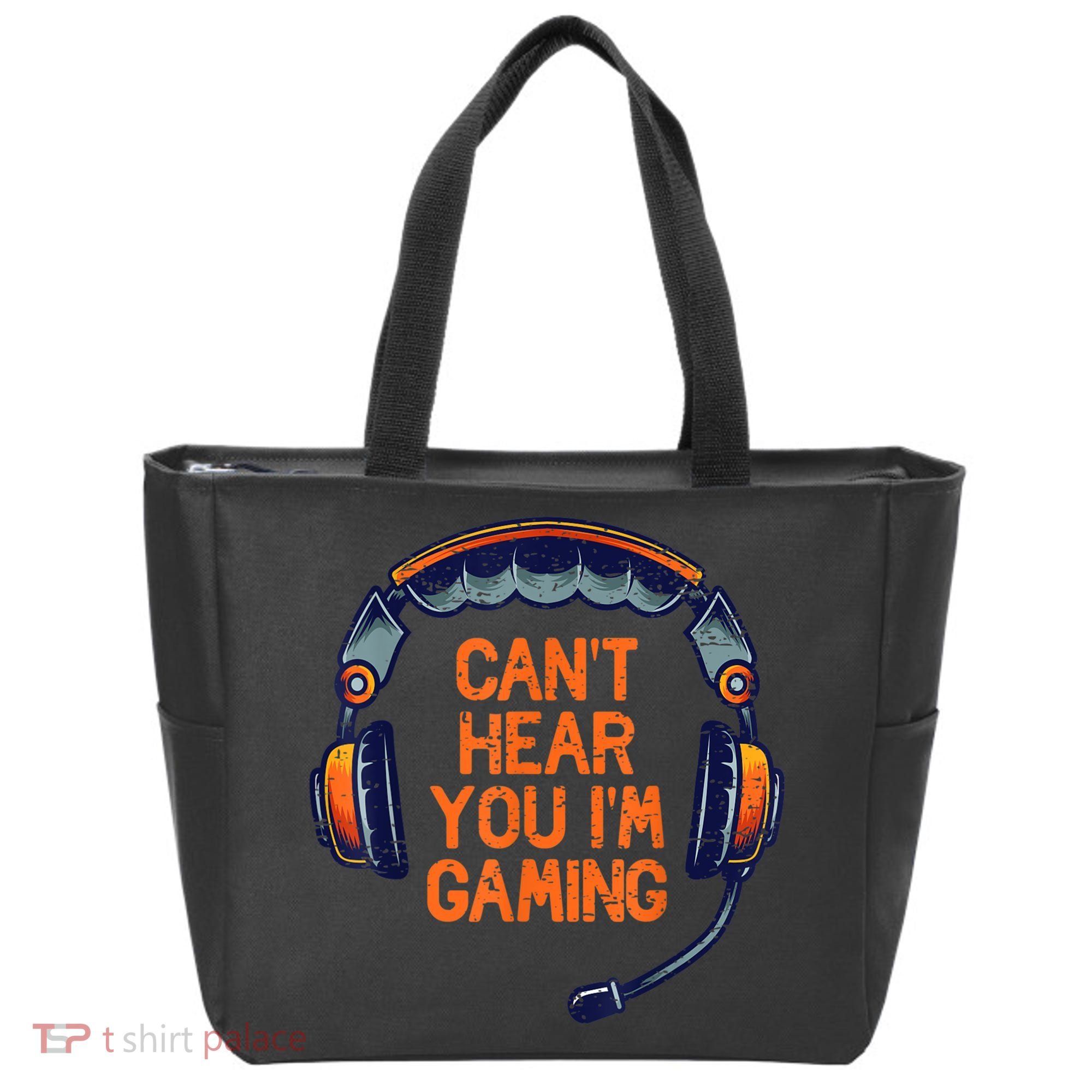 I Cant Hear You Im Gaming Funny Video Gamer Geek Tote Bag