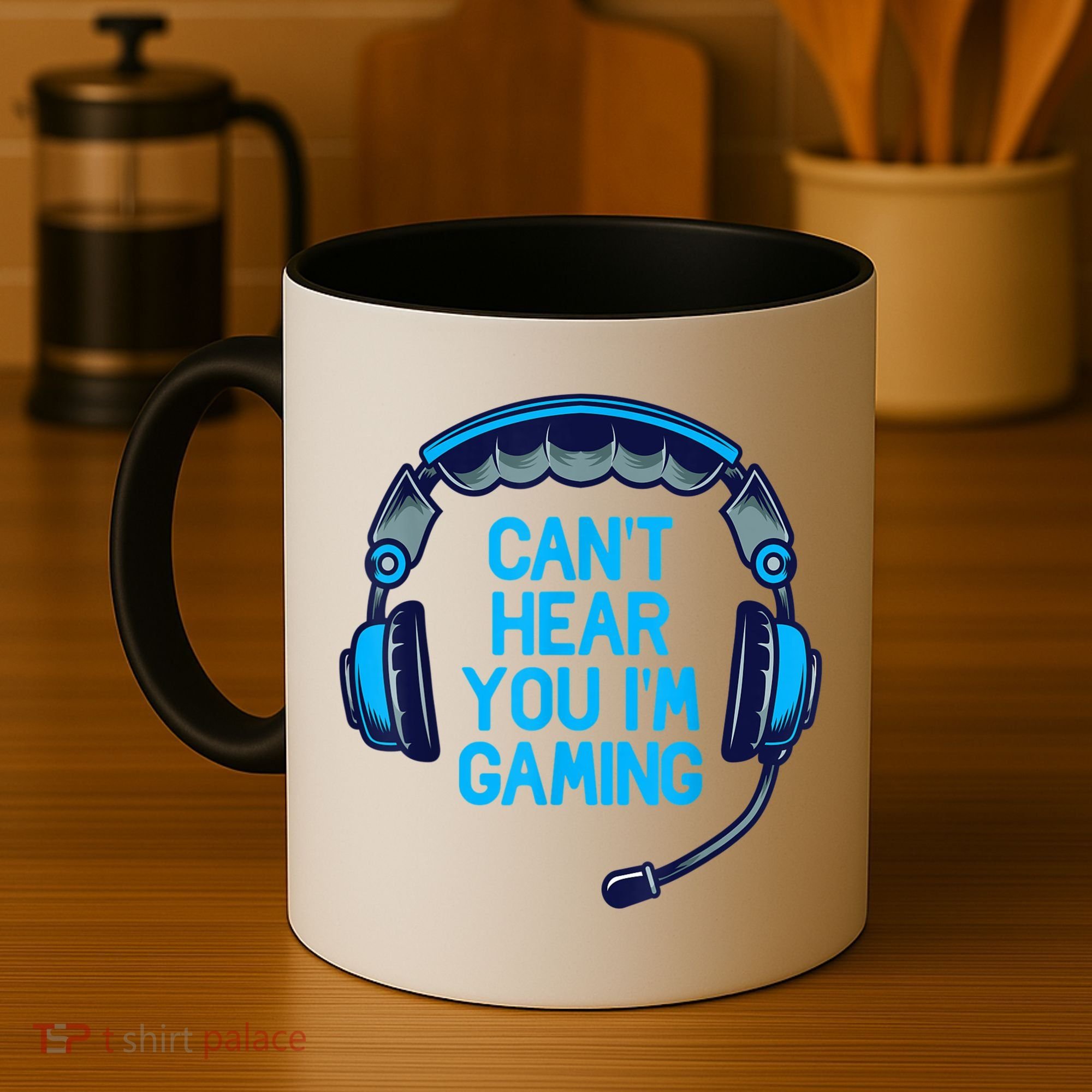I Cant Hear You Im Gaming Video Gamer Geek Coffee Mug
