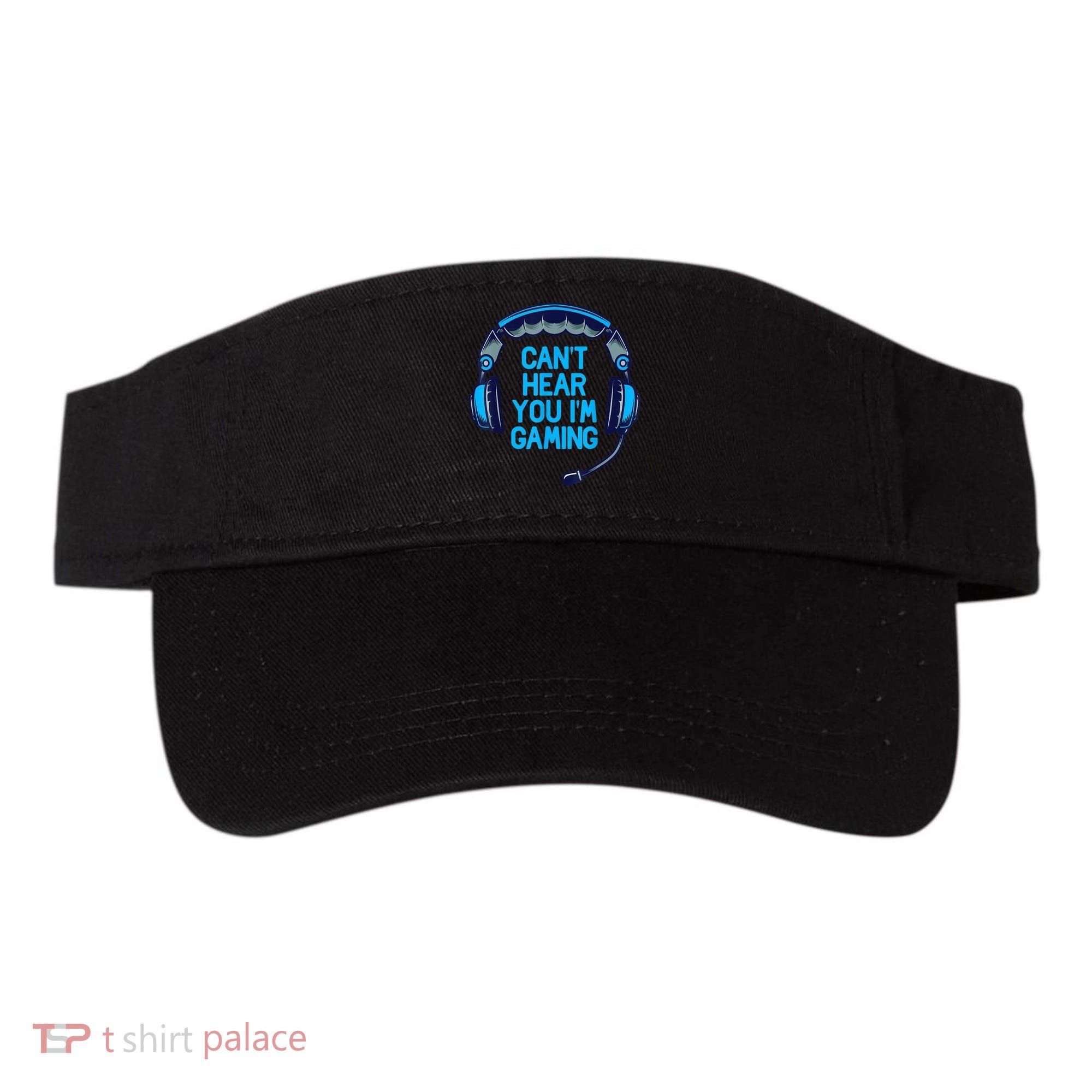 I Cant Hear You Im Gaming Video Gamer Geek Visor