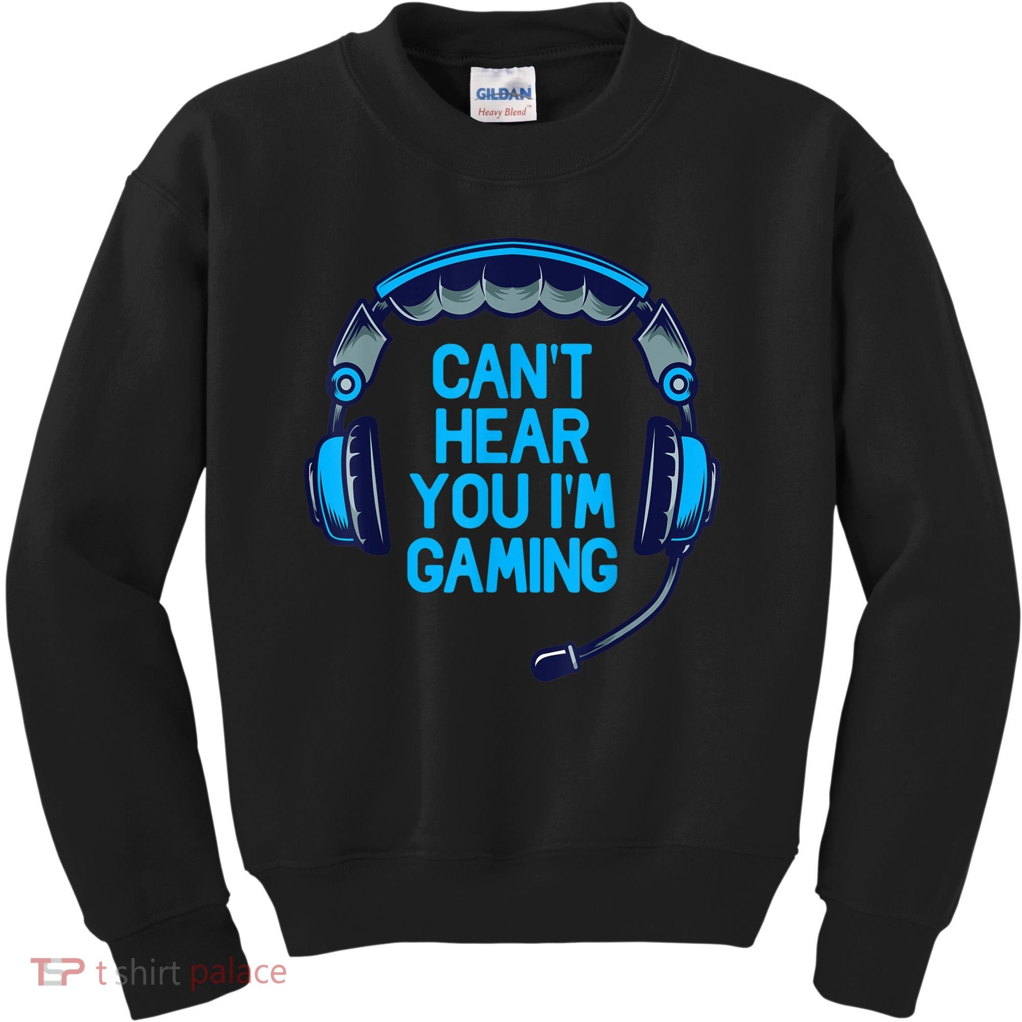 I Cant Hear You Im Gaming Video Gamer Geek Kids Sweatshirt