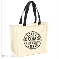 I CanT Have Cows To Feed And Fence To Fix Farmer Tote Bag thumb 2