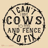 I CanT Have Cows To Feed And Fence To Fix Farmer Tote Bag thumb 4