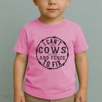 I CanT Have Cows To Feed And Fence To Fix Farmer Toddler T-Shirt thumb 2