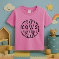 I CanT Have Cows To Feed And Fence To Fix Farmer Toddler T-Shirt thumb 3