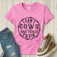 I CanT Have Cows To Feed And Fence To Fix Farmer Women's T-Shirt thumb 3