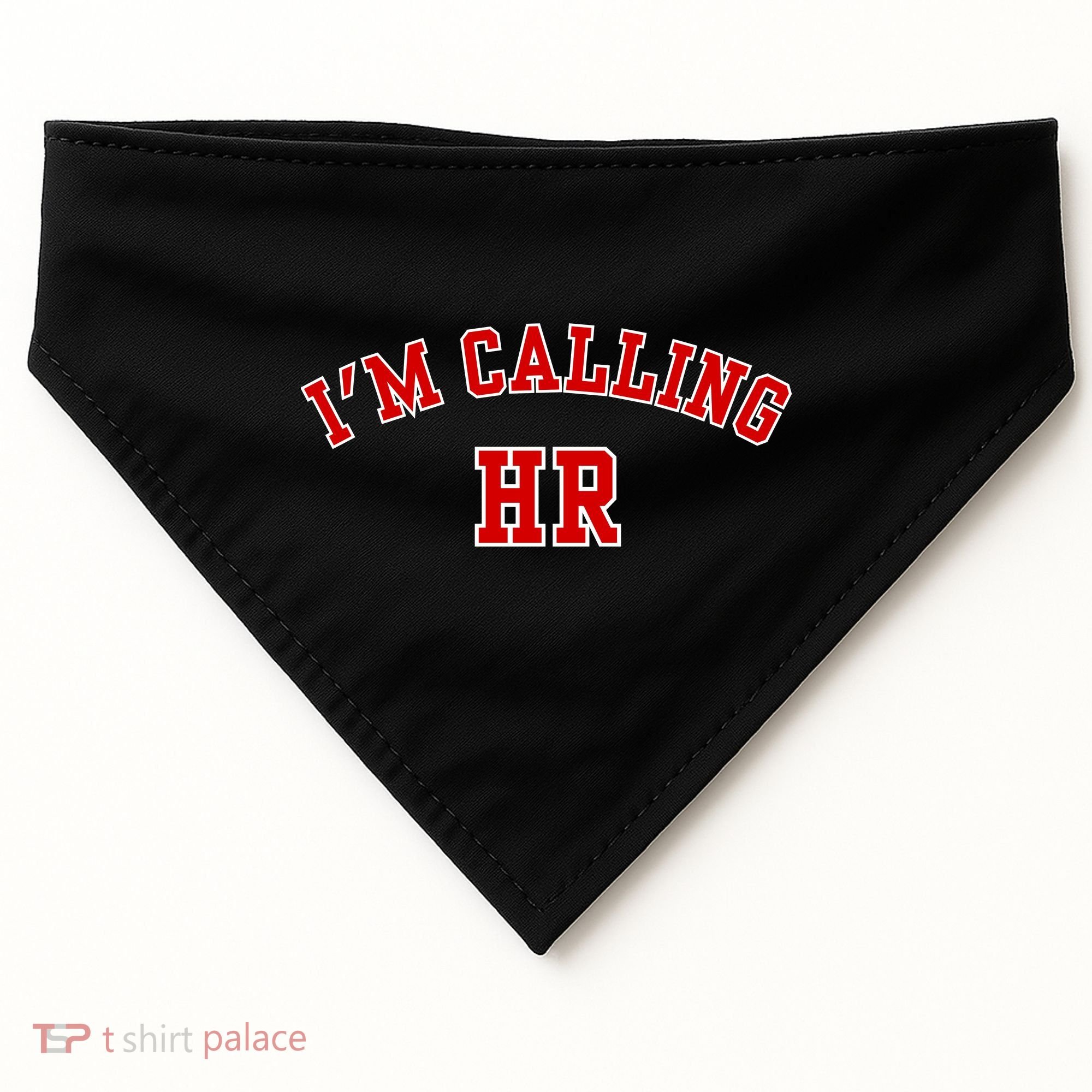 IM Calling Hr Funny Human Resource USA-Made Doggie Bandana