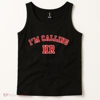 IM Calling Hr Funny Human Resource Tank Top thumb 2