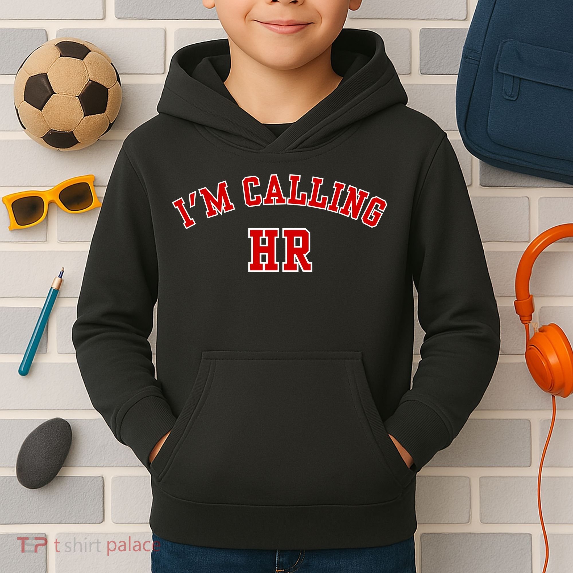 IM Calling Hr Funny Human Resource Kids Hoodie