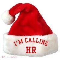 IM Calling Hr Funny Human Resource Santa Hat thumb 0