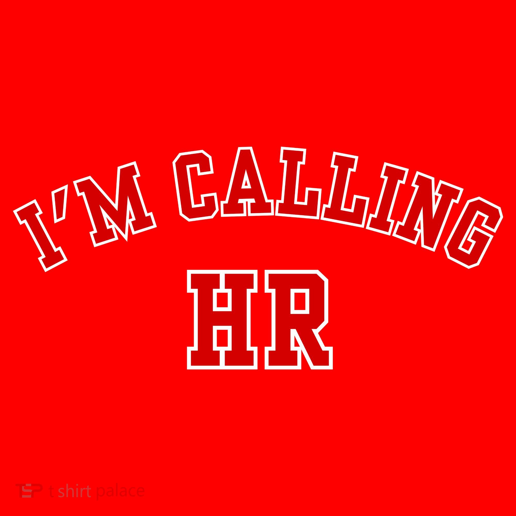 IM Calling Hr Funny Human Resource Santa Hat