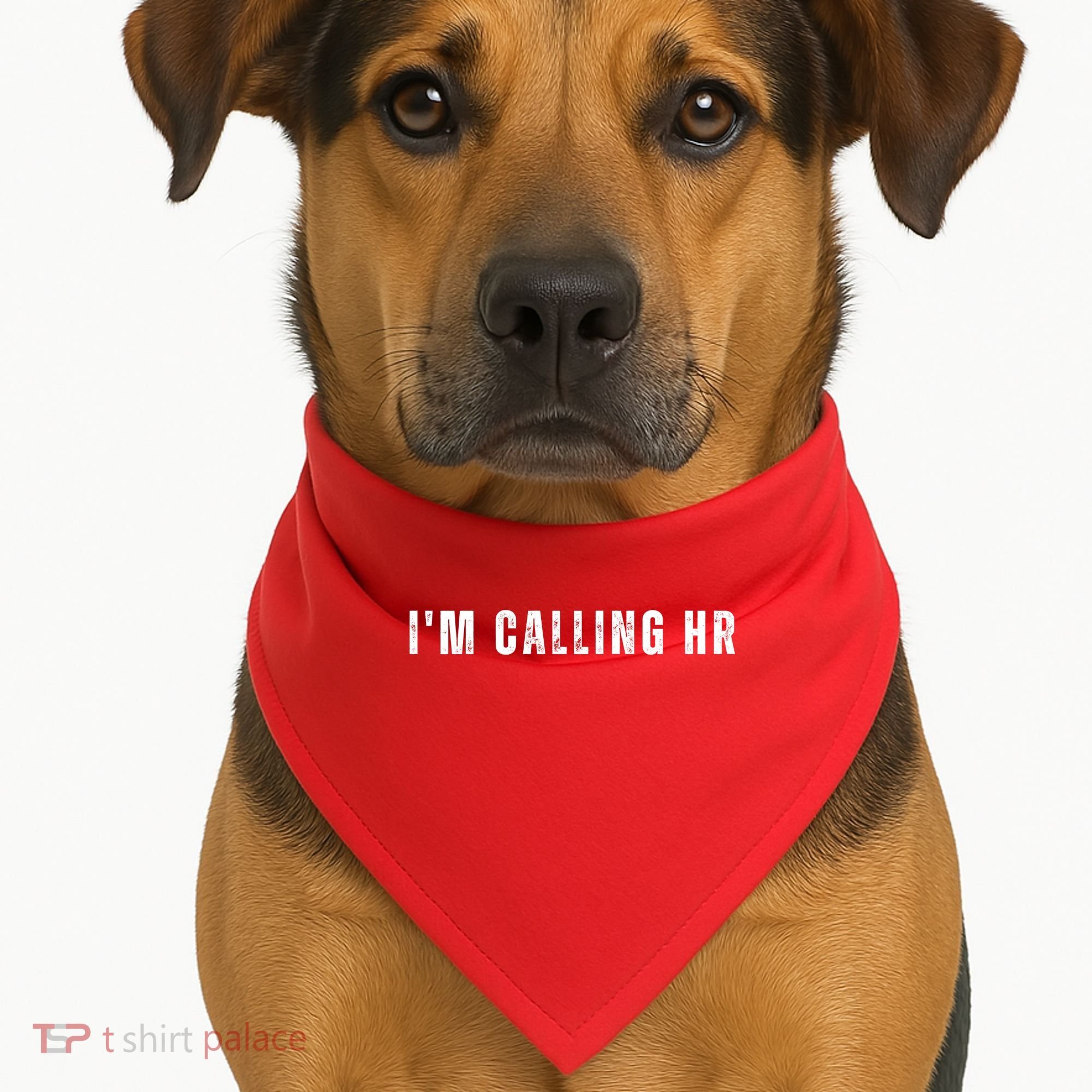 Im Calling Hr USA-Made Doggie Bandana
