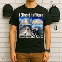 I Climbed Half Dome, Yosemite National Park, California T-Shirt thumb 6