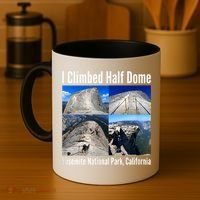 I Climbed Half Dome, Yosemite National Park, California Coffee Mug thumb 4