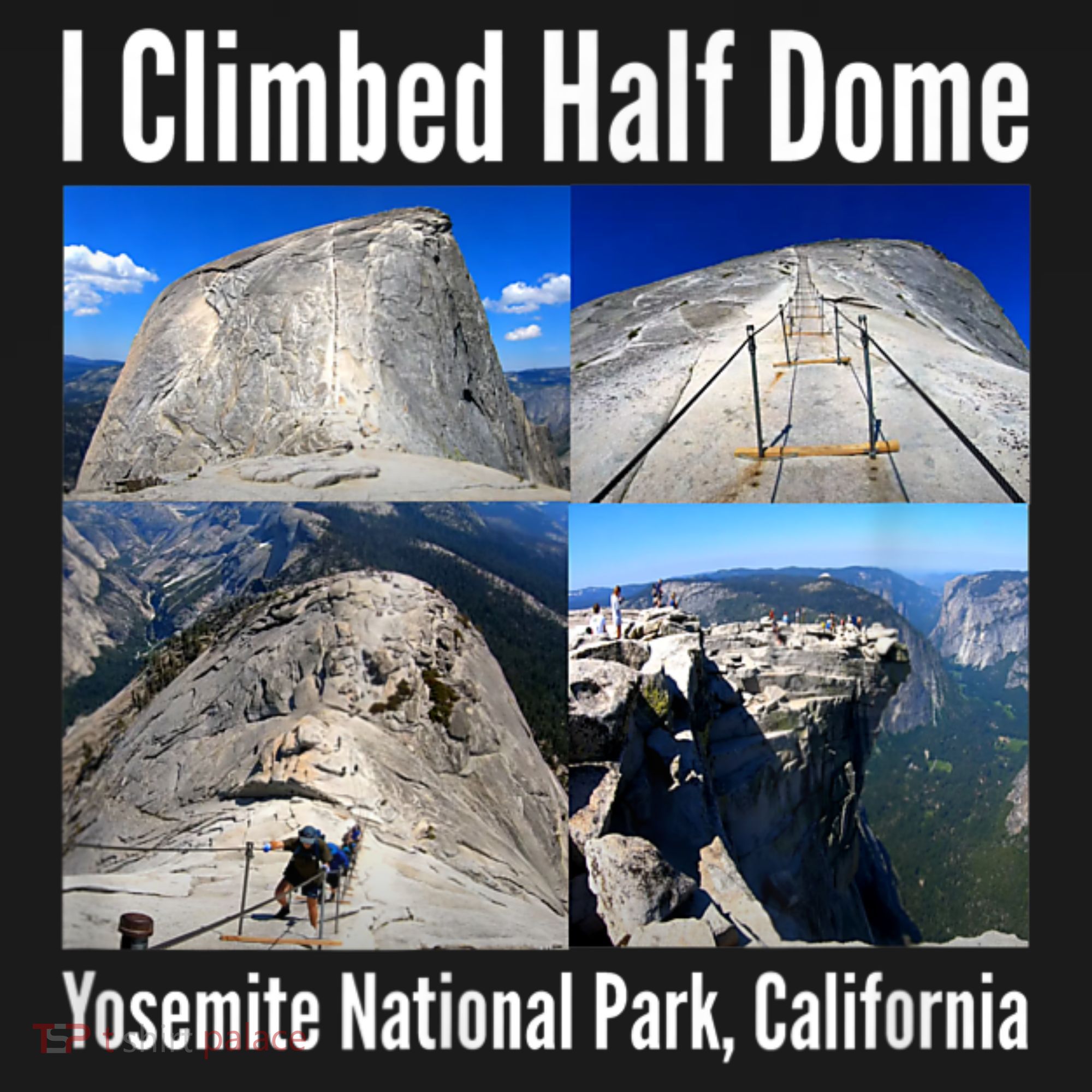 I Climbed Half Dome, Yosemite National Park, California Women's Hoodie
