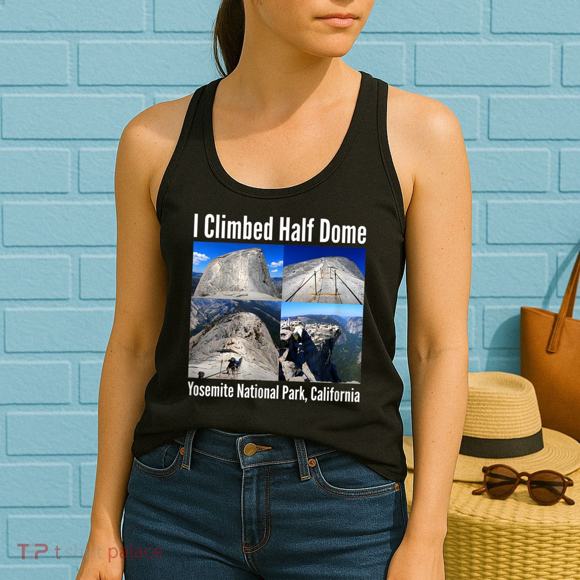 I Climbed Half Dome, Yosemite National Park, California Women's Tank Top