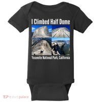 I Climbed Half Dome, Yosemite National Park, California Baby Bodysuit thumb 0