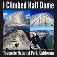 I Climbed Half Dome, Yosemite National Park, California Visor thumb 3