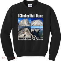I Climbed Half Dome, Yosemite National Park, California Kids Sweatshirt thumb 0