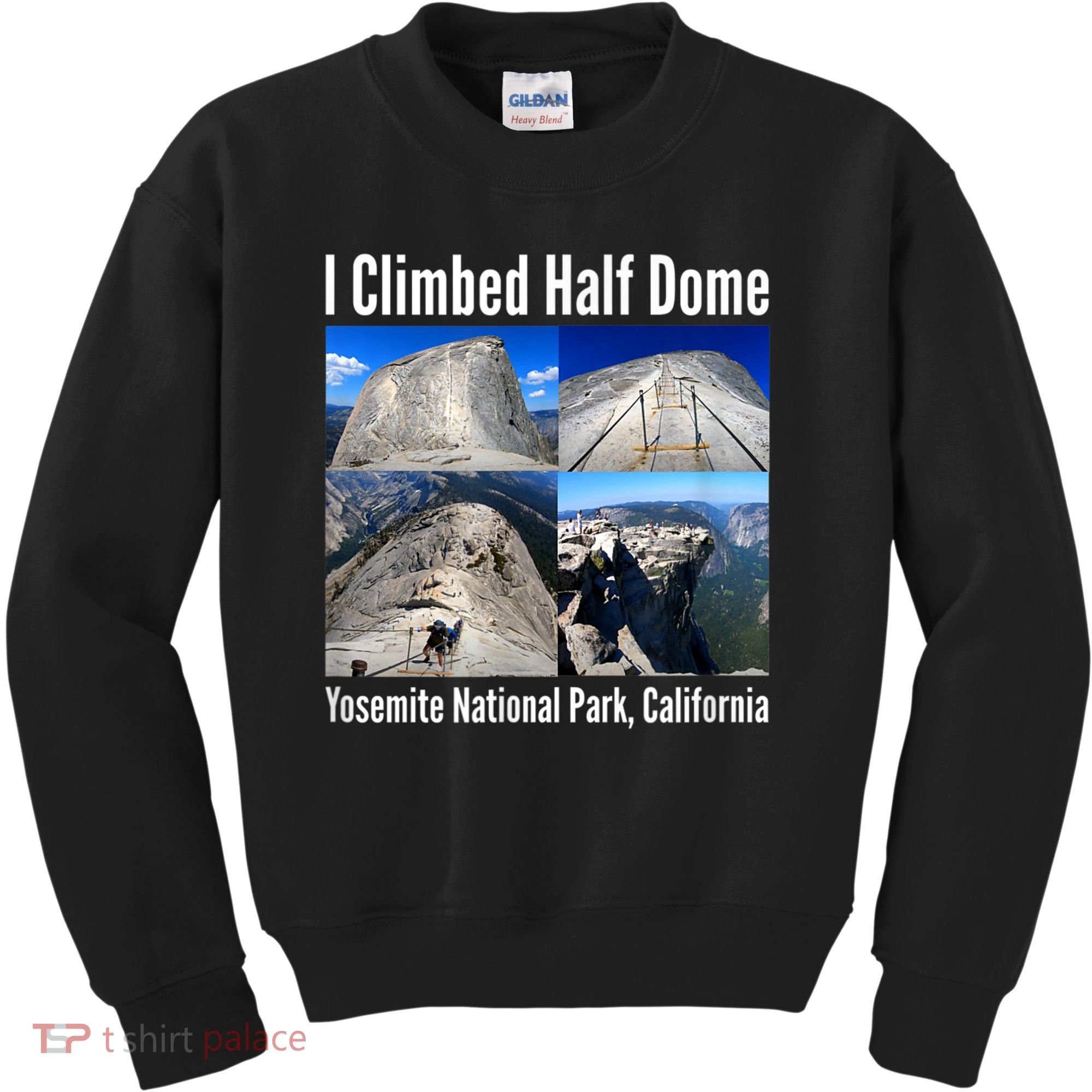 I Climbed Half Dome, Yosemite National Park, California Kids Sweatshirt