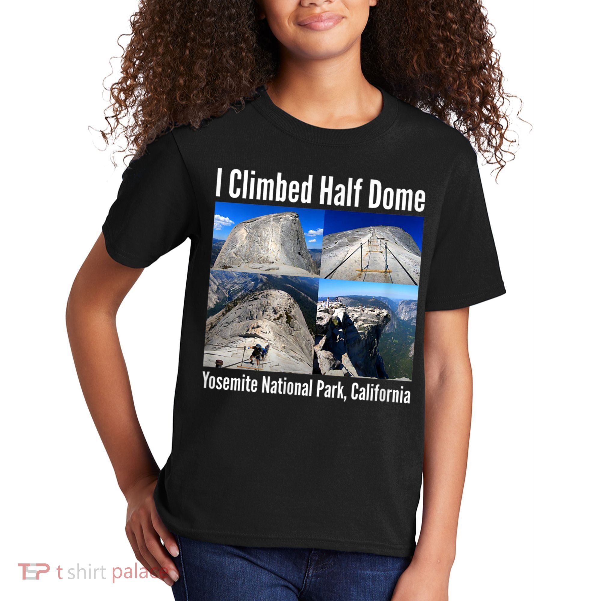 I Climbed Half Dome, Yosemite National Park, California Kids T-Shirt