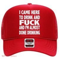 I Came Here To Drink And Fuck And I’M Almost Done Drinking Hat thumb 0