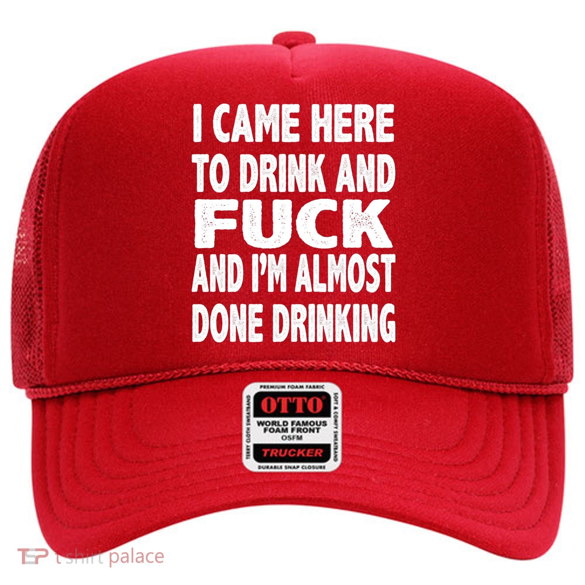 I Came Here To Drink And Fuck And I’M Almost Done Drinking Hat