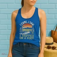 I Came I Saw I Tripped On A Root Hiking Adventure Cute Gift Women's Tank Top thumb 2