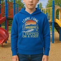 I Came I Saw I Tripped On A Root Hiking Adventure Cute Gift Kids Hoodie thumb 2