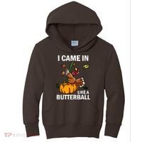 I Came In Like A Butterball Kids Hoodie thumb 0