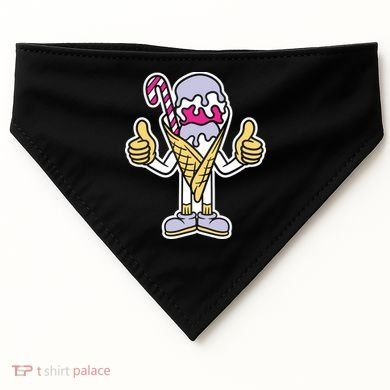 Ice Cream USA-Made Doggie Bandana
