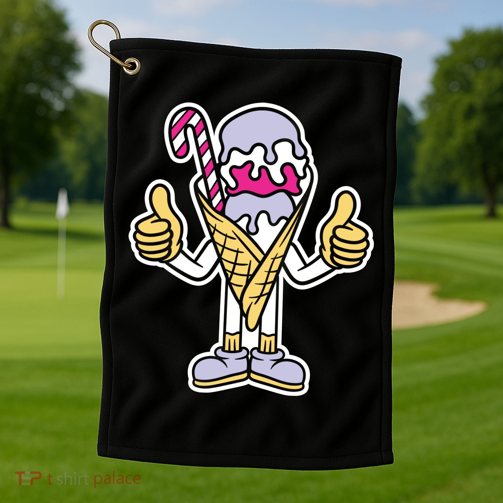 Ice Cream Golf Towel