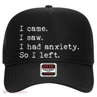 I Came I Saw I Had Anxiety So I Left Hat thumb 0