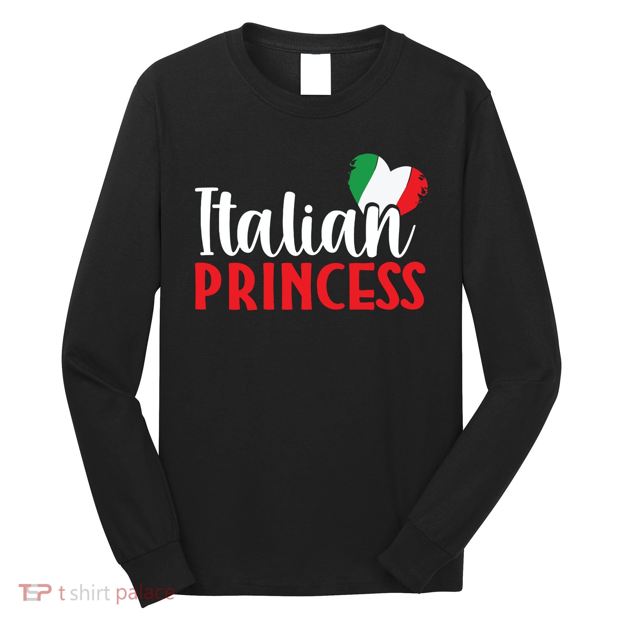 Italy Cute Italian Princess Long Sleeve Shirt