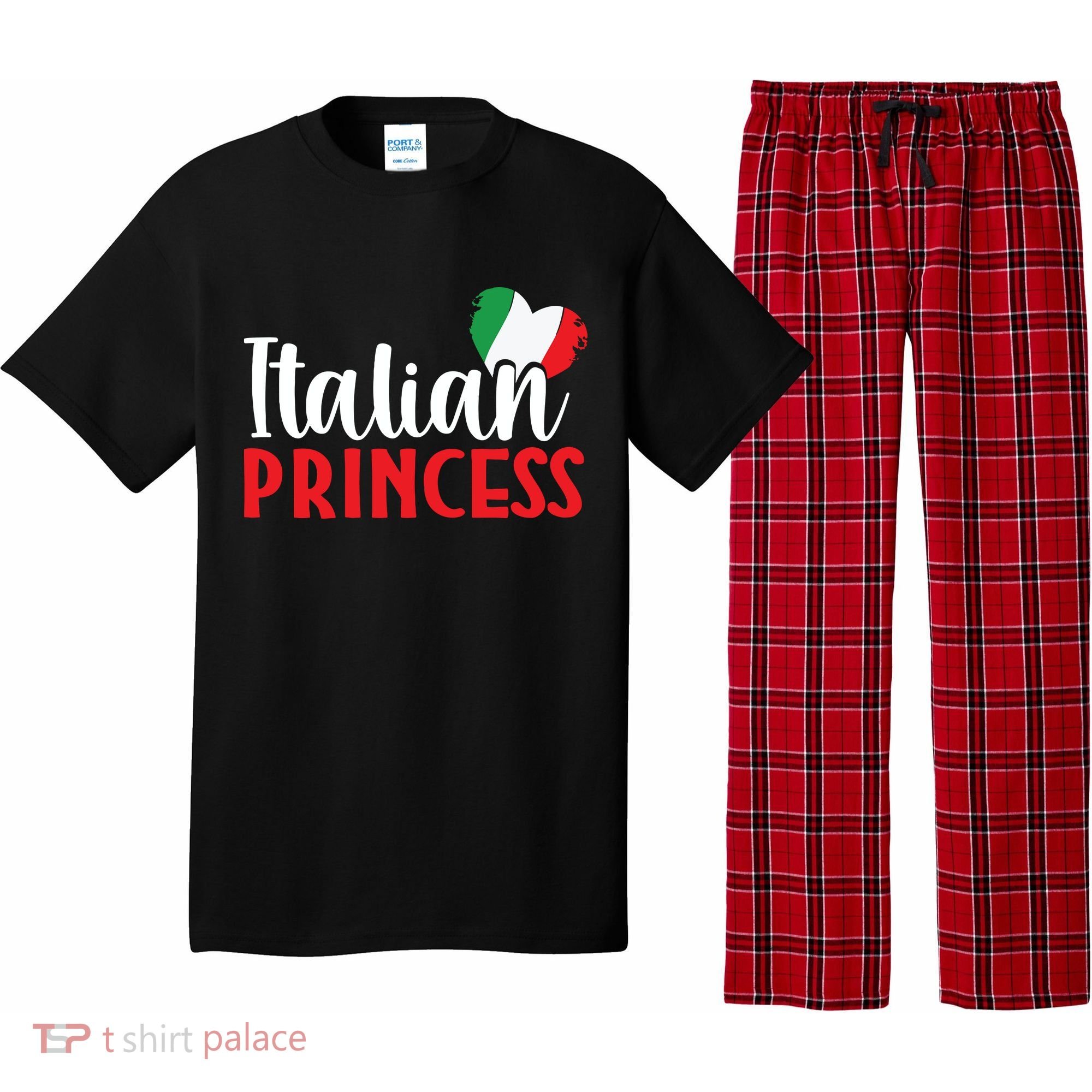 Italy Cute Italian Princess Pajama Set