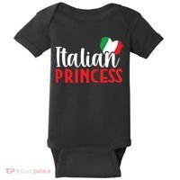 Italy Cute Italian Princess Baby Bodysuit thumb 0