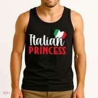Italy Cute Italian Princess Tank Top thumb 3