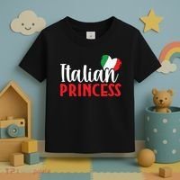 Italy Cute Italian Princess Toddler T-Shirt thumb 3