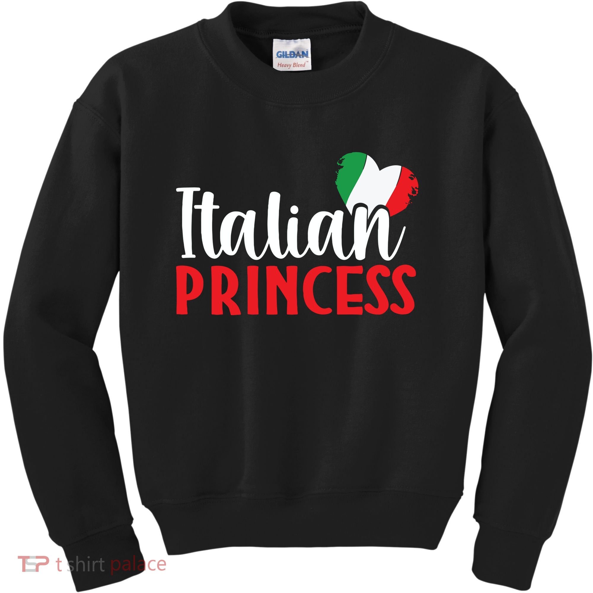 Italy Cute Italian Princess Kids Sweatshirt