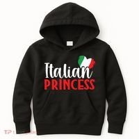 Italy Cute Italian Princess Kids Hoodie thumb 0