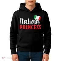 Italy Cute Italian Princess Kids Hoodie thumb 4