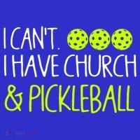I CanT I Have Church And Pickleball Gift Hoodie thumb 2