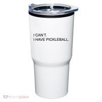I Can't I Have Pickleball Tumbler thumb 0