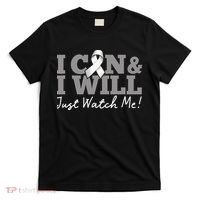 I Can & I Will Beat Lung Cancer Warrior Just Watch Me T-Shirt thumb 0