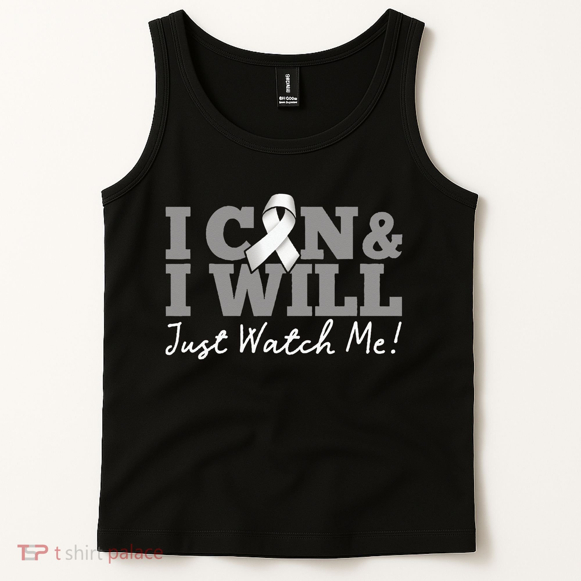I Can & I Will Beat Lung Cancer Warrior Just Watch Me Tank Top