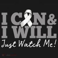 I Can & I Will Beat Lung Cancer Warrior Just Watch Me Visor thumb 3
