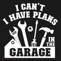 I Cant I Have Plans In The Garage Fathers Day Car Mechanics Gift Ornament thumb 1