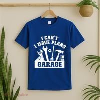 I Cant I Have Plans In The Garage Fathers Day Car Mechanics Gift T-Shirt thumb 2