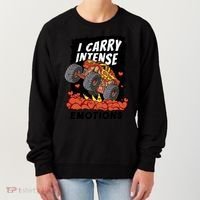I Carry Intense Emotions Trucker Women's Sweatshirt thumb 0