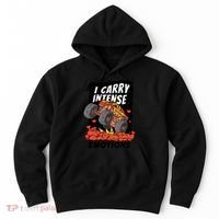 I Carry Intense Emotions Trucker Hoodie thumb 0